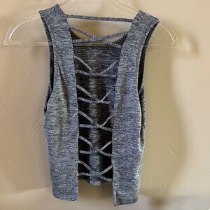 Born Primitive Heather Gray Tank Top with Strappy Back